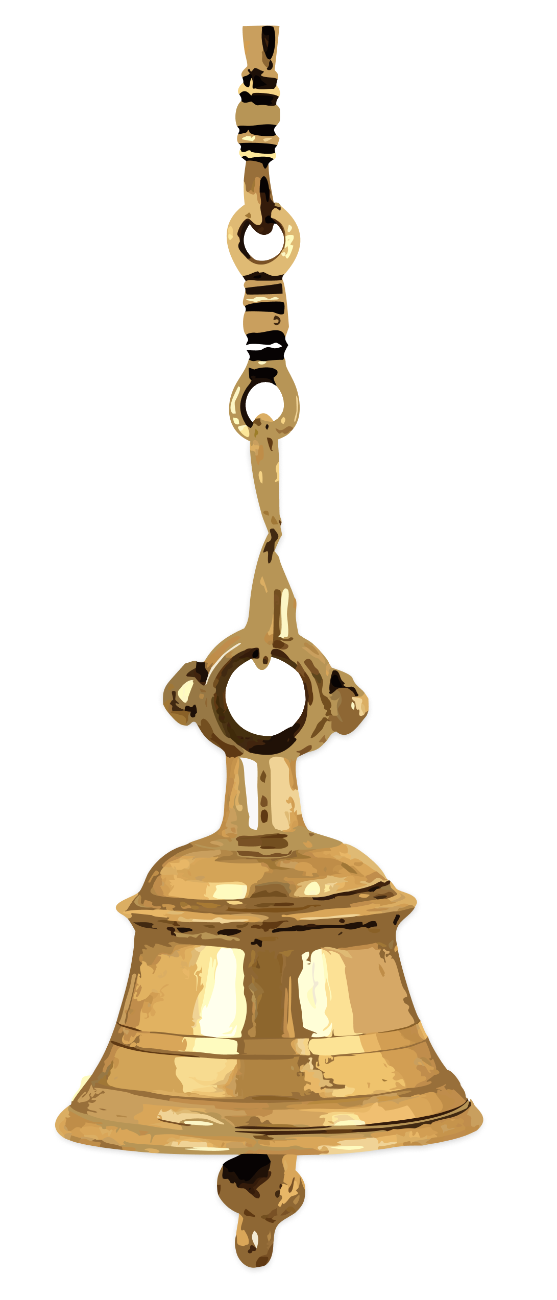 Secondary suspended bronze bell
